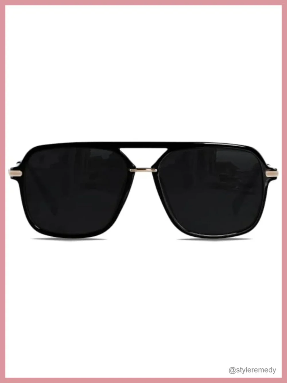 Retro Square Aviator Polarized Sunglasses for Women Men